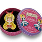 Erstwilder Alices Wonderland Curiouser and Curiouser Alice Brooch
