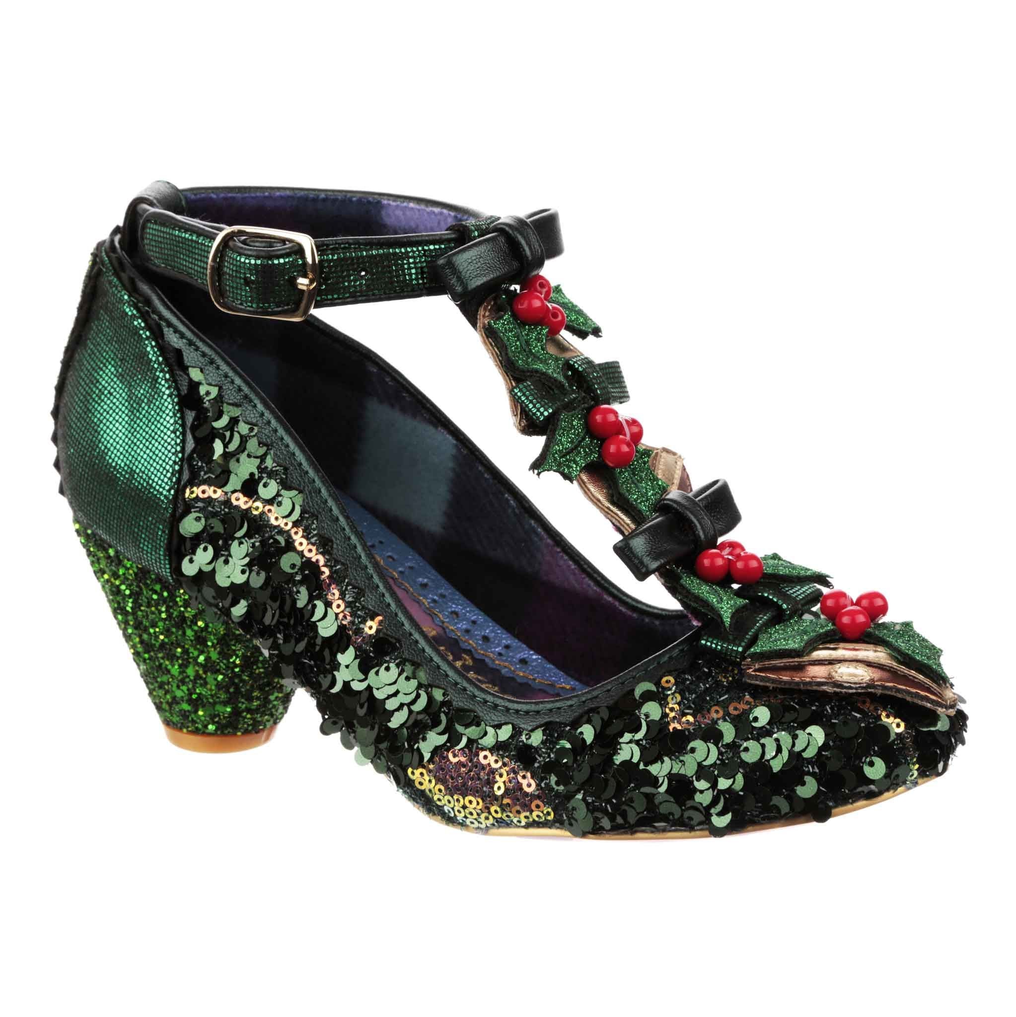 Irregular Choice Bells and Holly Shoe Fun