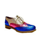 Rock n Dot Francesca Gold Pink and Blue Metallic