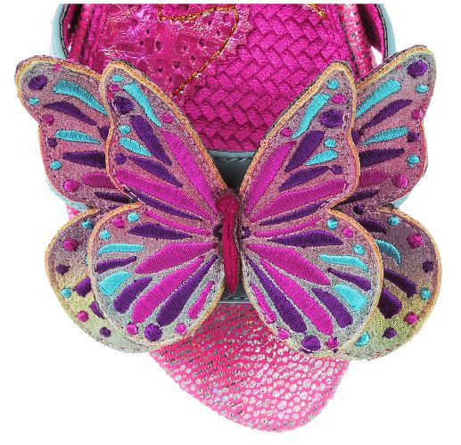 Irregular Choice Butterfly Brilliance Pink