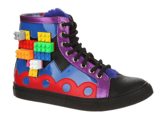 Irregular Choice Build It Colourful Kingdom Black