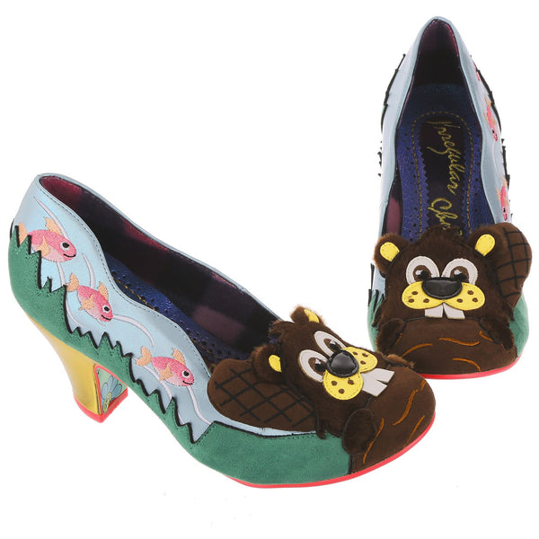 Irregular Choice Eager Beaver Shoe Fun