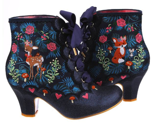 Irregular Choice Woodlands Forest Frolics Blue