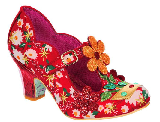 Irregular Choice Flower Pot Happy Houseplant Red