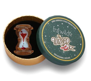 Erstwilder Wizard Of Oz Hourglass Brooch