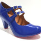 Cristofoli Jessica Colbalt Blue Patent