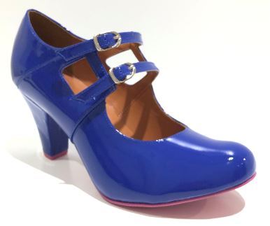 Cristofoli Jessica Colbalt Blue Patent