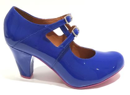 Cristofoli Jessica Colbalt Blue Patent