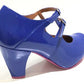 Cristofoli Jessica Colbalt Blue Patent