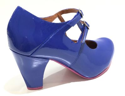 Cristofoli Jessica Colbalt Blue Patent