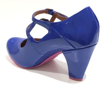 Cristofoli Jessica Colbalt Blue Patent