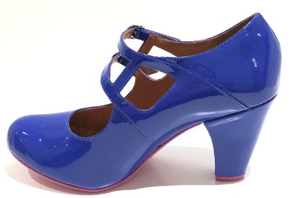 Cristofoli Jessica Colbalt Blue Patent