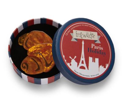 Erstwilder Paris Holiday Le Croissant Brooch