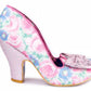 Irregular Choice Nick Of Time Pink Floral