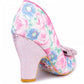 Irregular Choice Nick Of Time Pink Floral