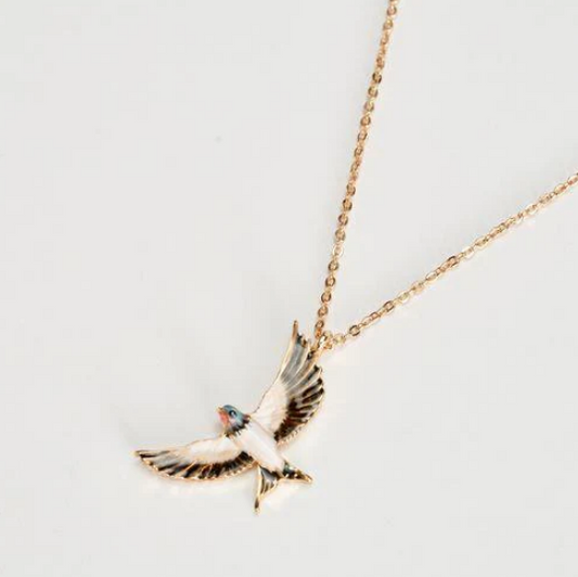 Fable England Swallow Short Necklace