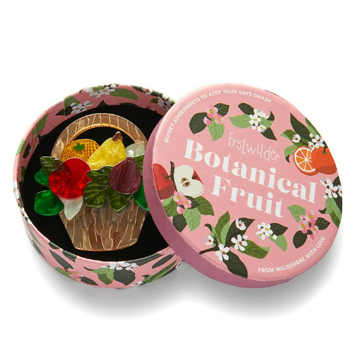 Erstwilder Botanical Fruit Picnic Party Starter Brooch