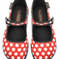 Chocolaticas Red Polka