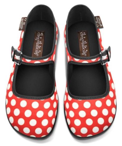 Chocolaticas Red Polka