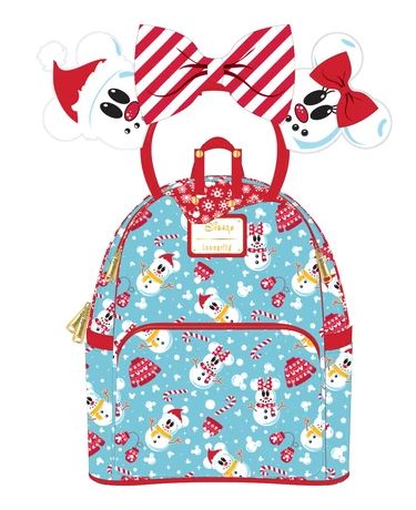 Loungefly Mickey Mouse … Snowman Mini Backpack and Headband