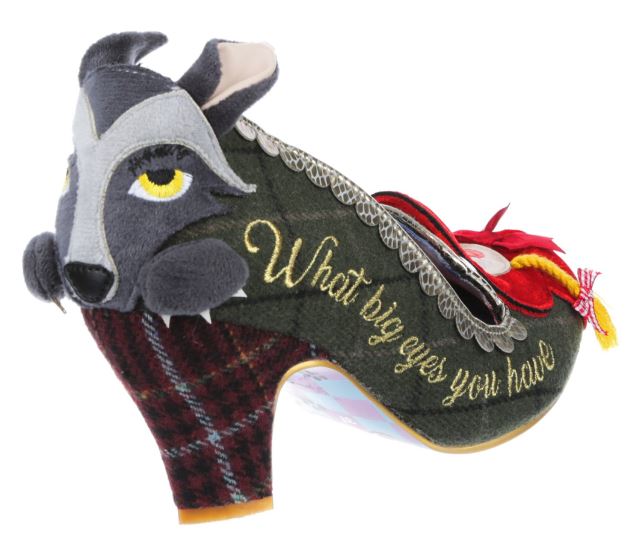 Irregular Choice Riding Hood Visiting Grandma Green