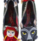 Irregular Choice Riding Hood Visiting Grandma Green