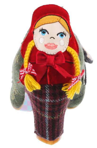 Irregular Choice Riding Hood Visiting Grandma Green