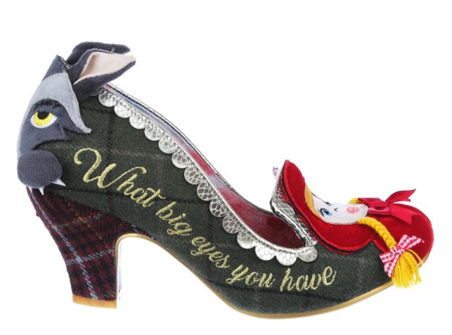 Irregular Choice Riding Hood Visiting Grandma Green