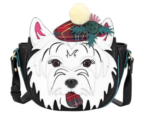 Vendula Highland Fling Wallace the Westie Dog Saddle Bag