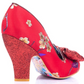 Irregular Choice Nick of Time Red Floral