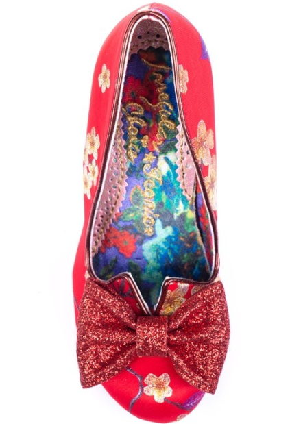 Irregular Choice Nick of Time Red Floral